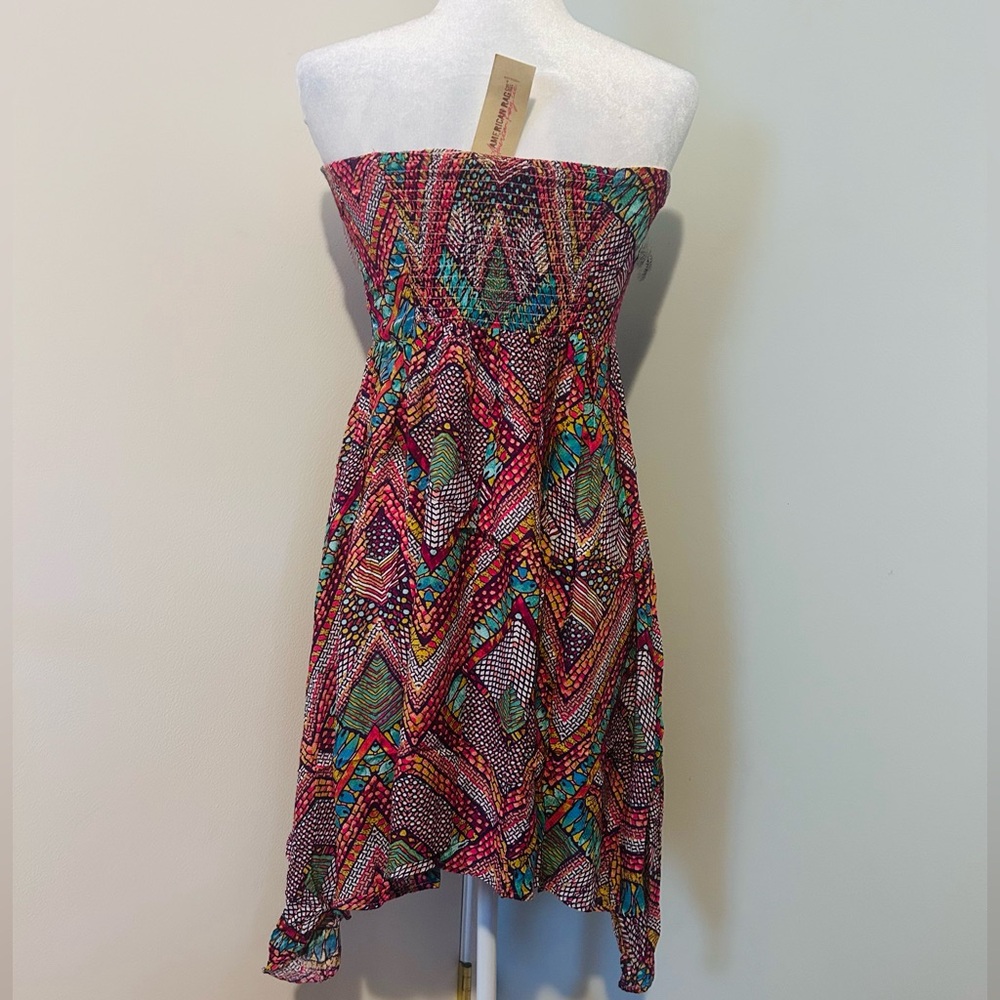 American Rag  Flamingo Color Women's Strapless Dress, Size Medium - Picture 6 of 12